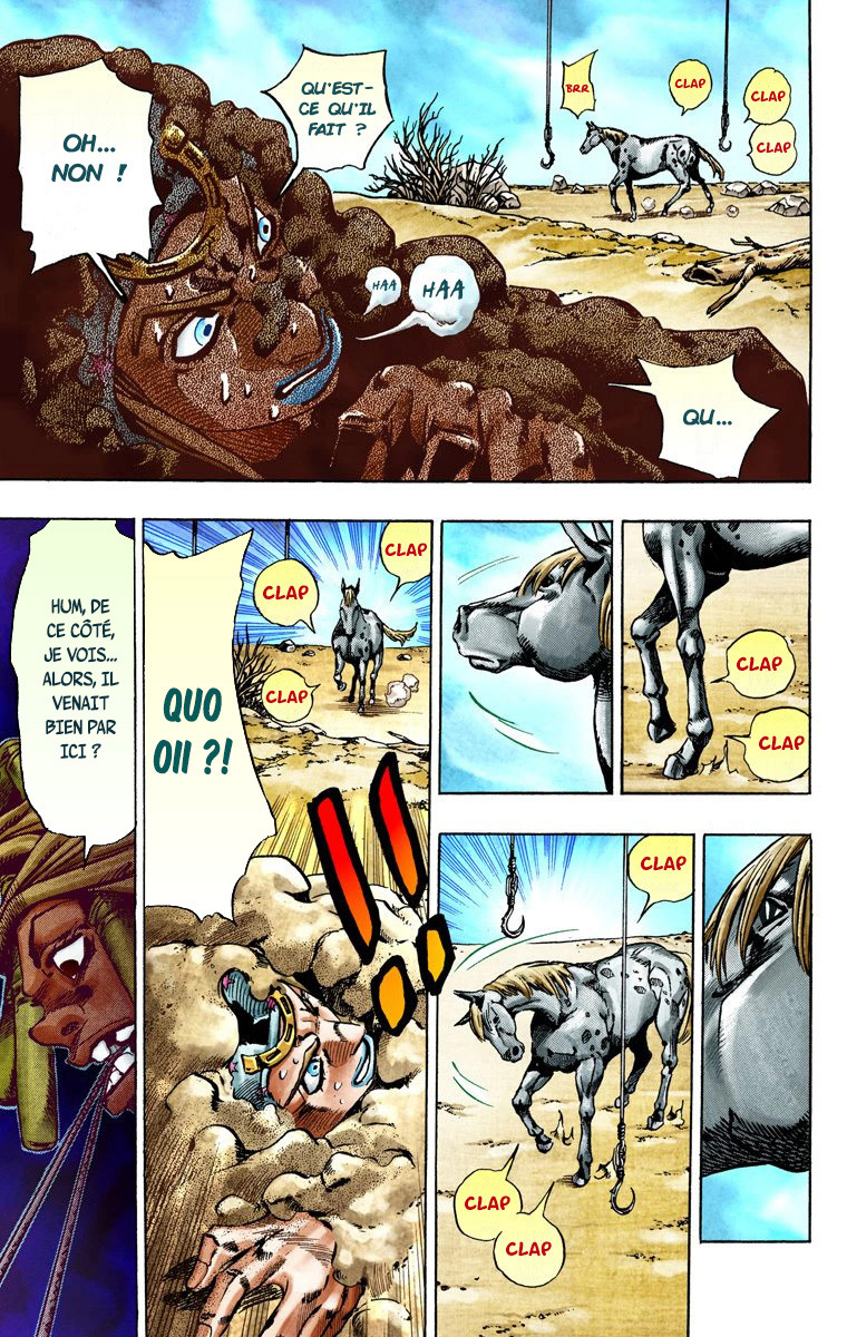 Read JoJo's Bizarre Adventure Part 7 Steel Ball Run Official Colored FR Manga Online
