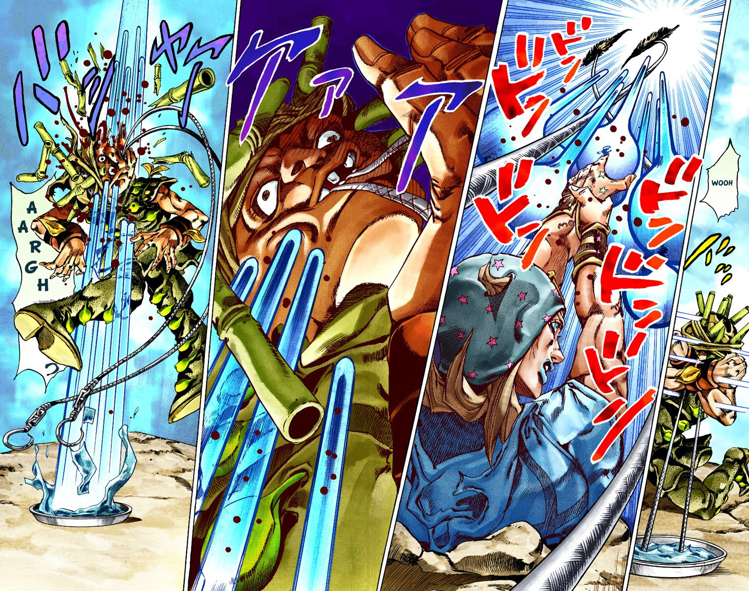 Read JoJo's Bizarre Adventure Part 7 Steel Ball Run Official Colored FR Manga Online