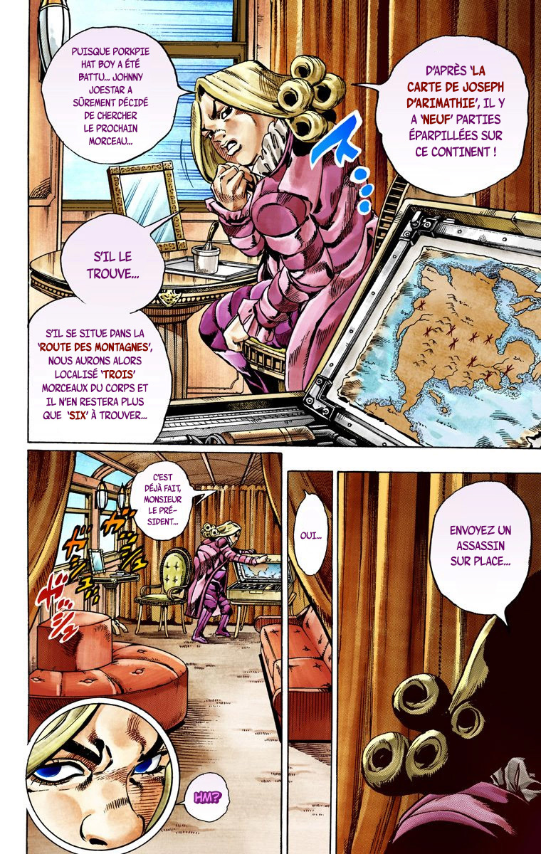 Read JoJo's Bizarre Adventure Part 7 Steel Ball Run Official Colored FR Manga Online