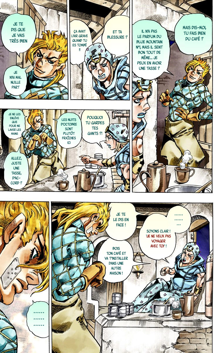 Read JoJo's Bizarre Adventure Part 7 Steel Ball Run Official Colored FR Manga Online