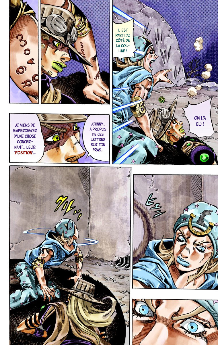 Read JoJo's Bizarre Adventure Part 7 Steel Ball Run Official Colored FR Manga Online