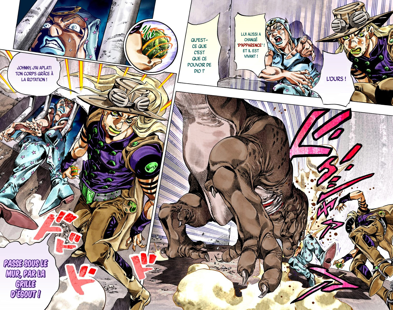 Read JoJo's Bizarre Adventure Part 7 Steel Ball Run Official Colored FR Manga Online