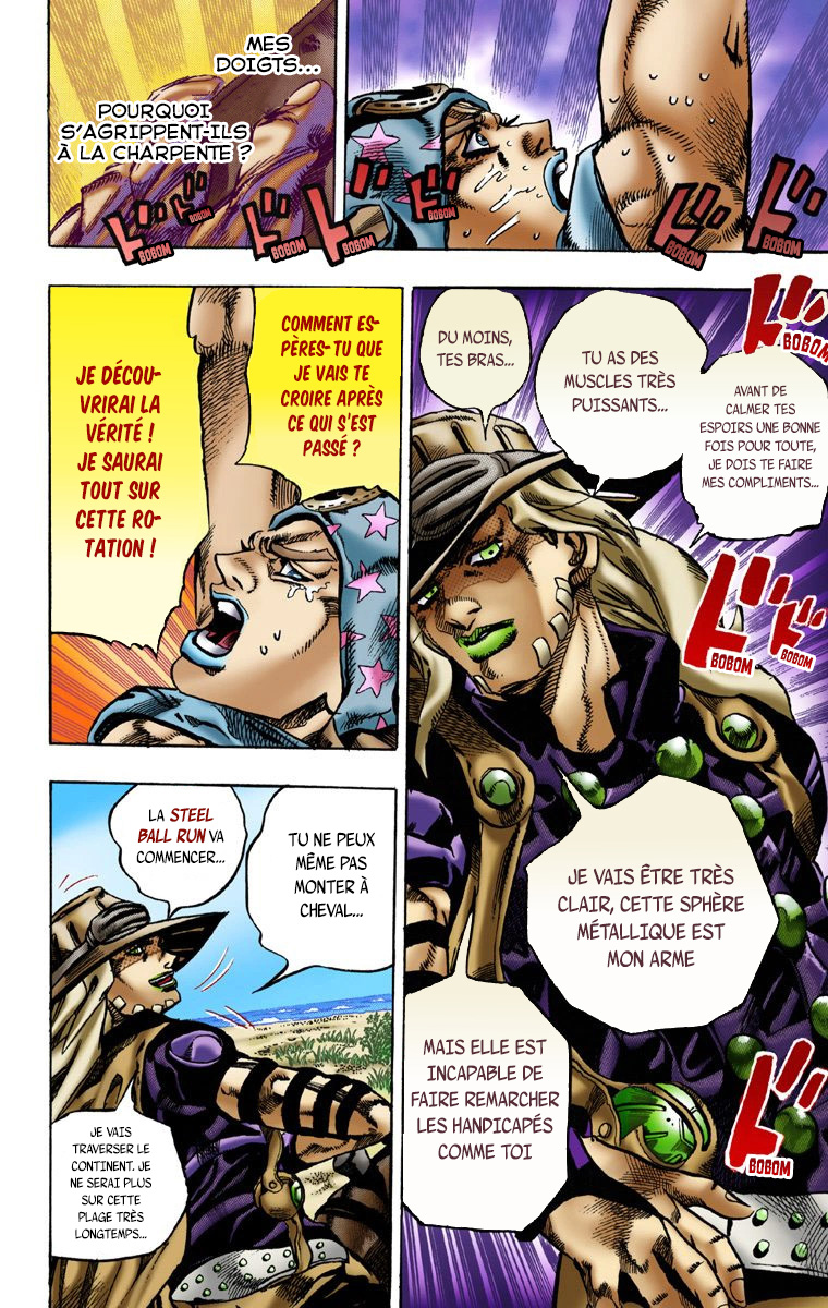 Read JoJo's Bizarre Adventure Part 7 Steel Ball Run Official Colored FR Manga Online