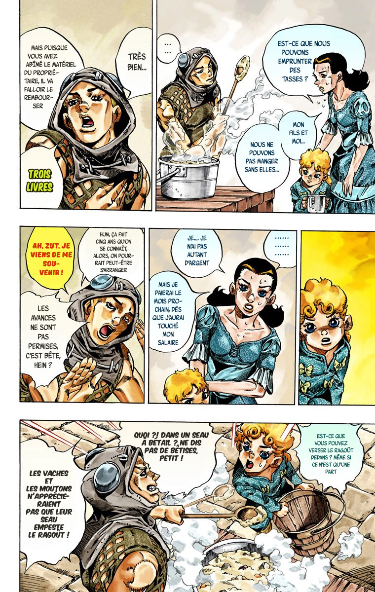 Read JoJo's Bizarre Adventure Part 7 Steel Ball Run Official Colored FR Manga Online