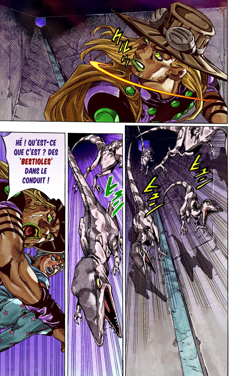Read JoJo's Bizarre Adventure Part 7 Steel Ball Run Official Colored FR Manga Online