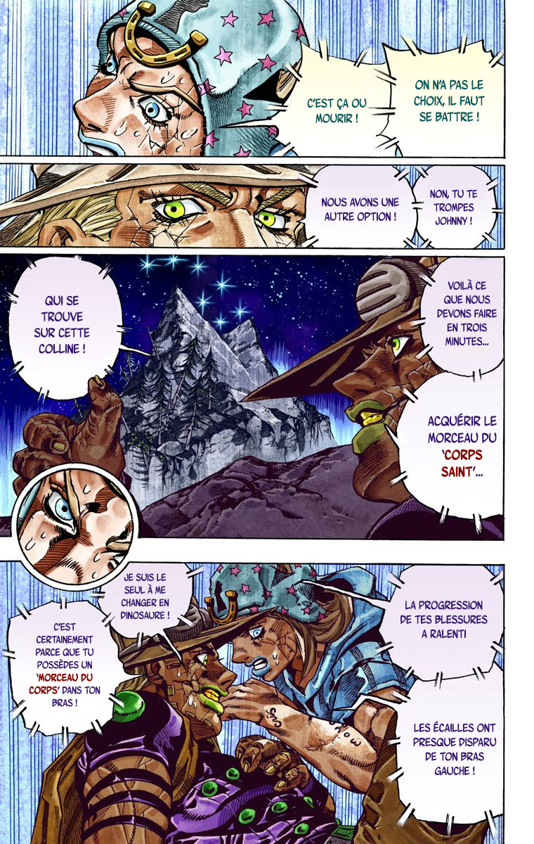 Read JoJo's Bizarre Adventure Part 7 Steel Ball Run Official Colored FR Manga Online