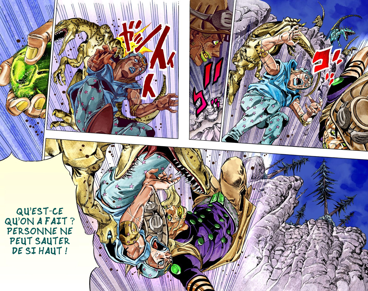 Read JoJo's Bizarre Adventure Part 7 Steel Ball Run Official Colored FR Manga Online
