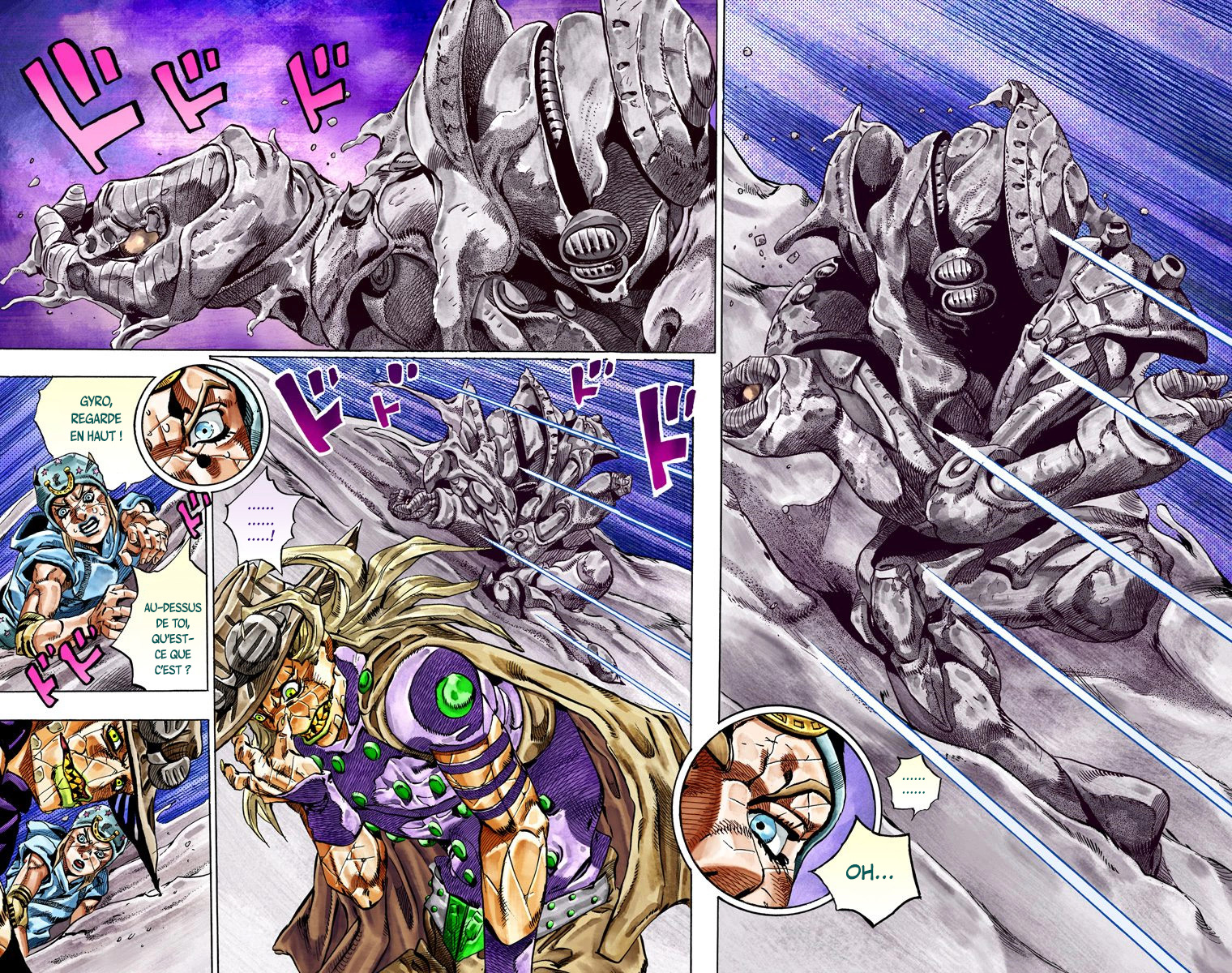 Read JoJo's Bizarre Adventure Part 7 Steel Ball Run Official Colored FR Manga Online