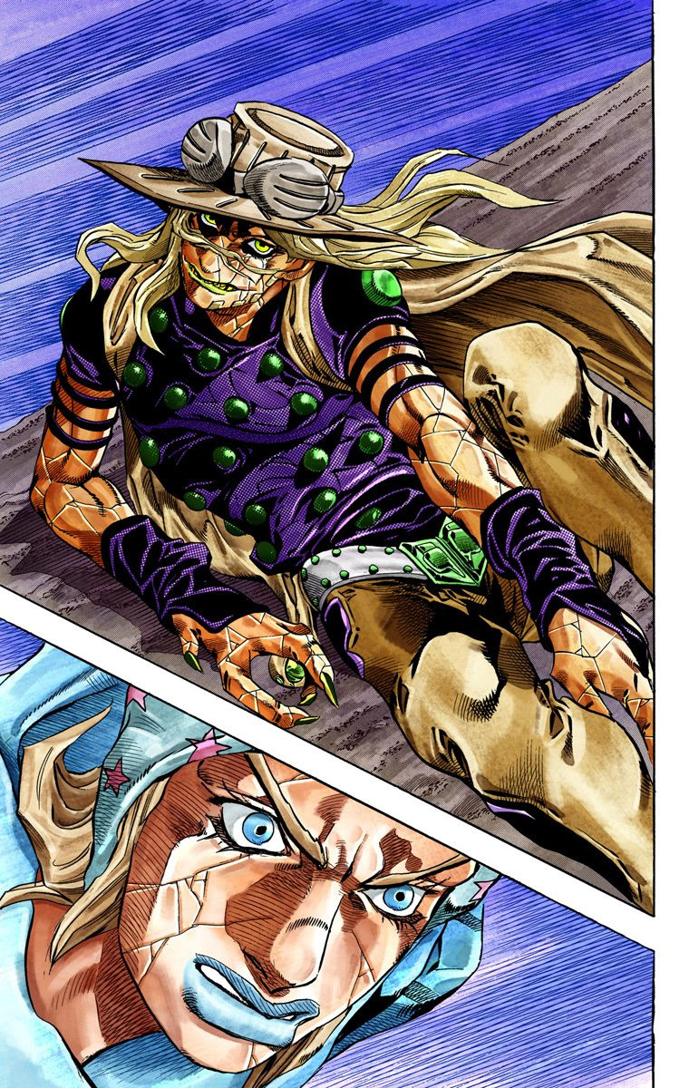 Read JoJo's Bizarre Adventure Part 7 Steel Ball Run Official Colored FR Manga Online