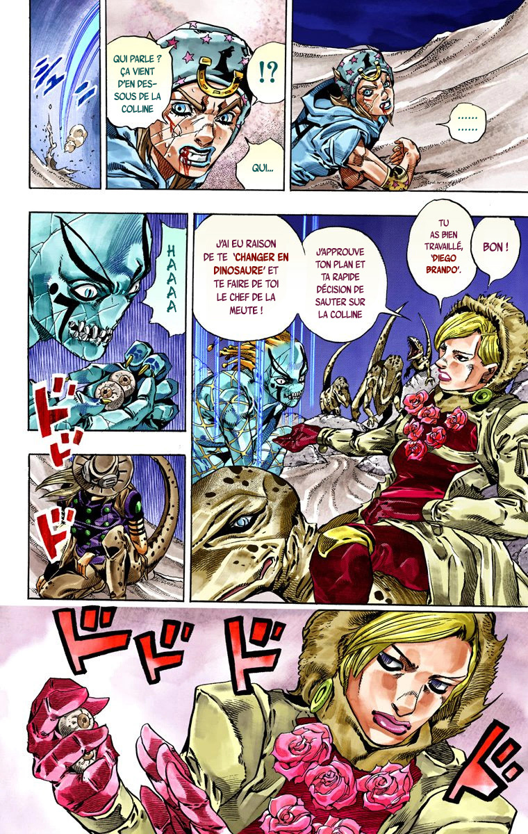 Read JoJo's Bizarre Adventure Part 7 Steel Ball Run Official Colored FR Manga Online
