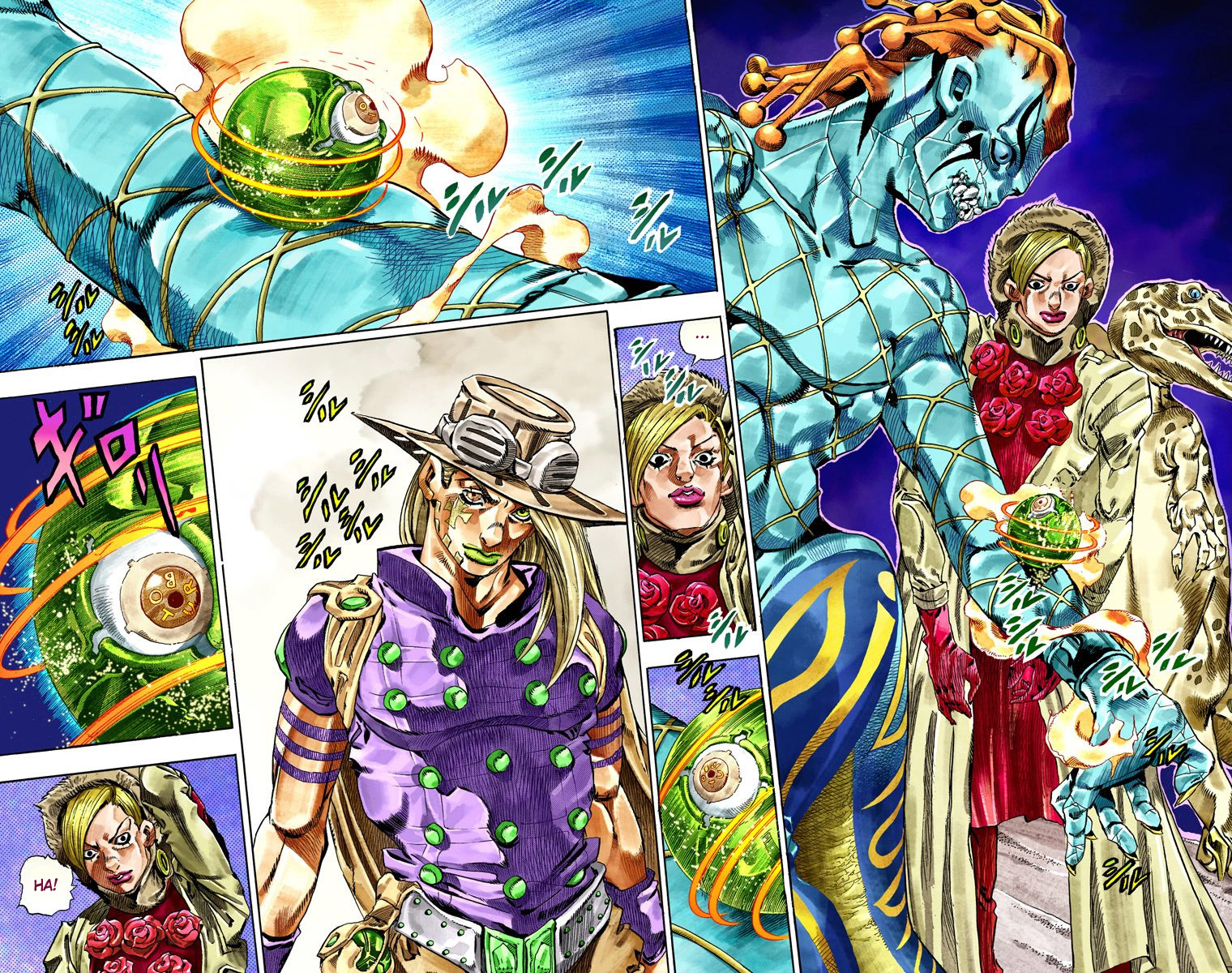 Read JoJo's Bizarre Adventure Part 7 Steel Ball Run Official Colored FR Manga Online
