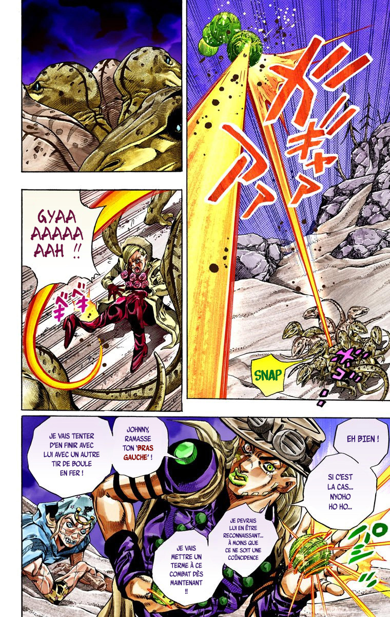 Read JoJo's Bizarre Adventure Part 7 Steel Ball Run Official Colored FR Manga Online