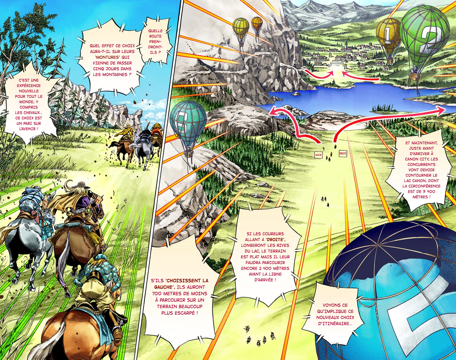 Read JoJo's Bizarre Adventure Part 7 Steel Ball Run Official Colored FR Manga Online