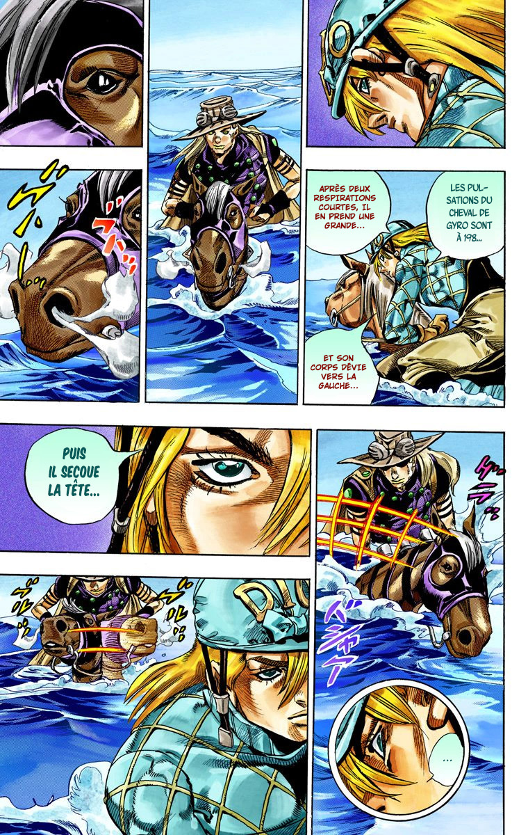 Read JoJo's Bizarre Adventure Part 7 Steel Ball Run Official Colored FR Manga Online
