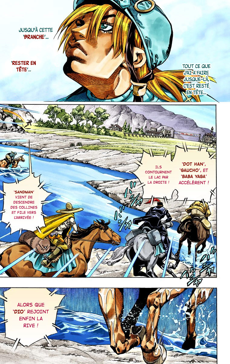 Read JoJo's Bizarre Adventure Part 7 Steel Ball Run Official Colored FR Manga Online