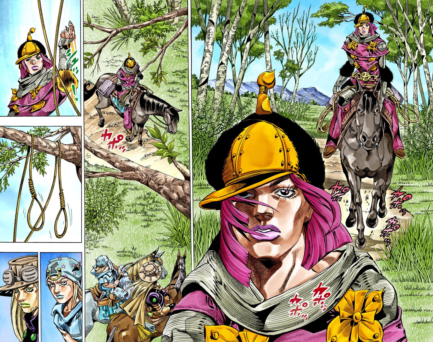 Read JoJo's Bizarre Adventure Part 7 Steel Ball Run Official Colored FR Manga Online