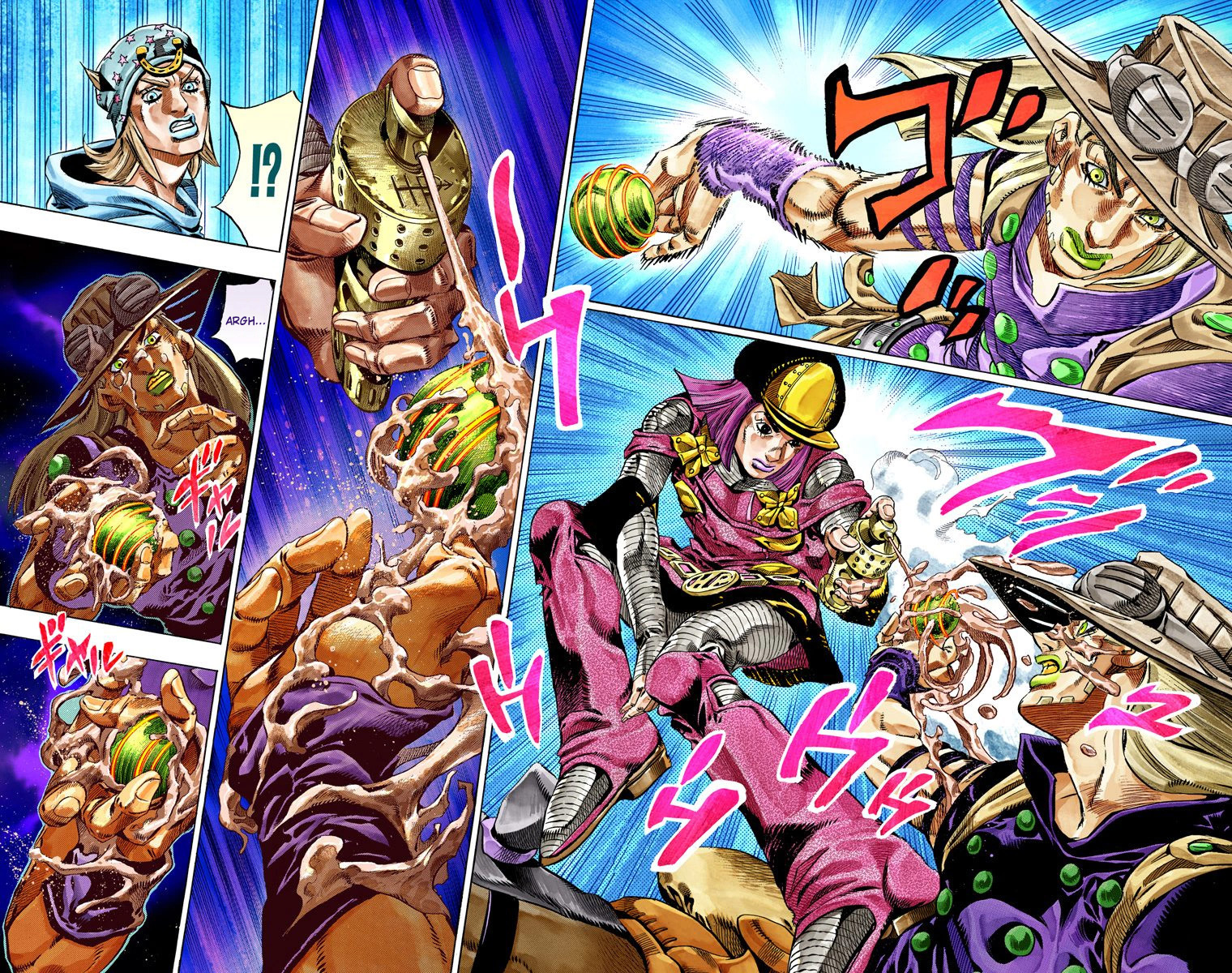 Read JoJo's Bizarre Adventure Part 7 Steel Ball Run Official Colored FR Manga Online