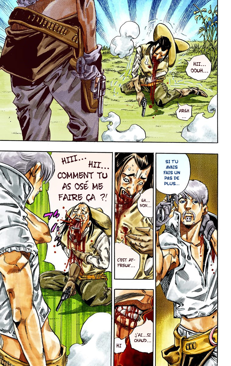 Read JoJo's Bizarre Adventure Part 7 Steel Ball Run Official Colored FR Manga Online