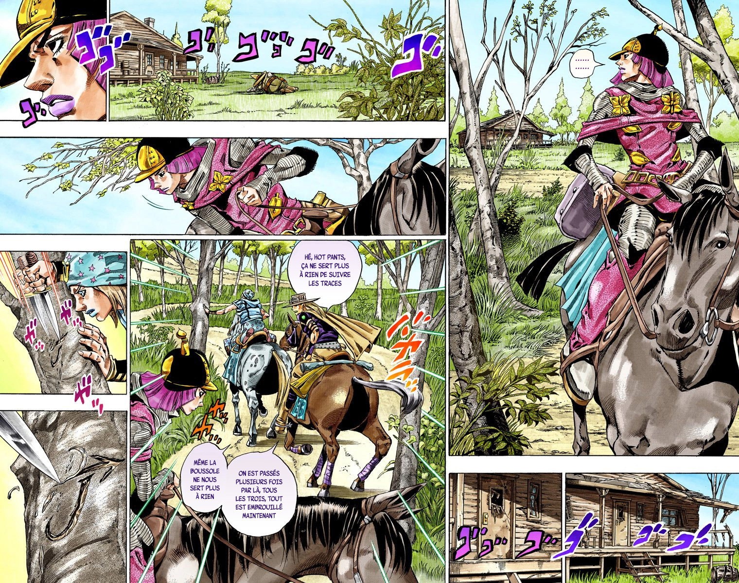 Read JoJo's Bizarre Adventure Part 7 Steel Ball Run Official Colored FR Manga Online