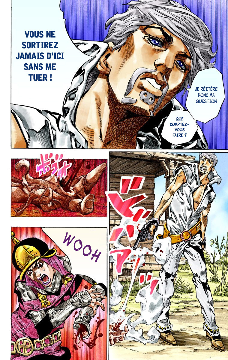 Read JoJo's Bizarre Adventure Part 7 Steel Ball Run Official Colored FR Manga Online
