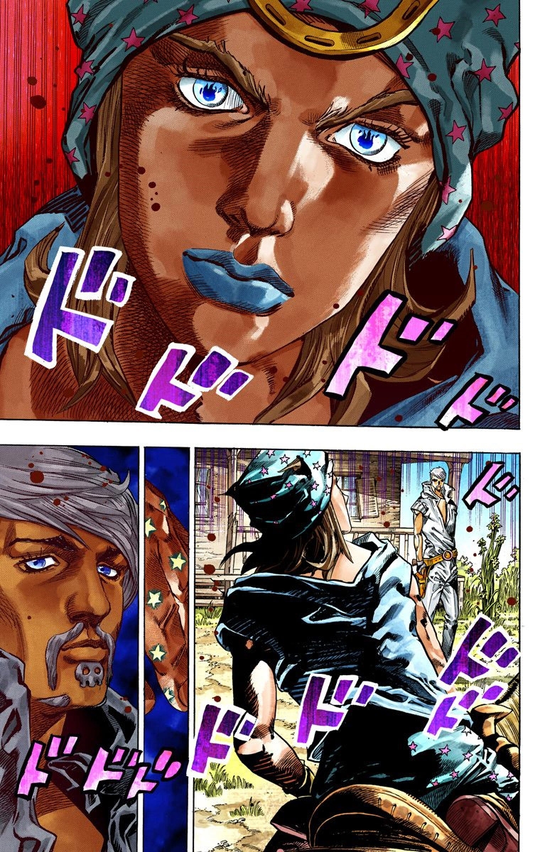 Read JoJo's Bizarre Adventure Part 7 Steel Ball Run Official Colored FR Manga Online