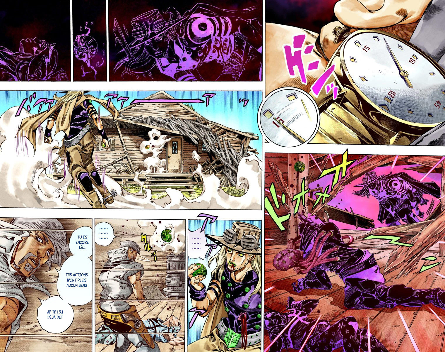 Read JoJo's Bizarre Adventure Part 7 Steel Ball Run Official Colored FR Manga Online