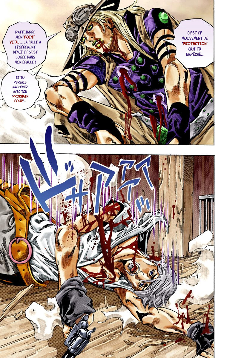 Read JoJo's Bizarre Adventure Part 7 Steel Ball Run Official Colored FR Manga Online