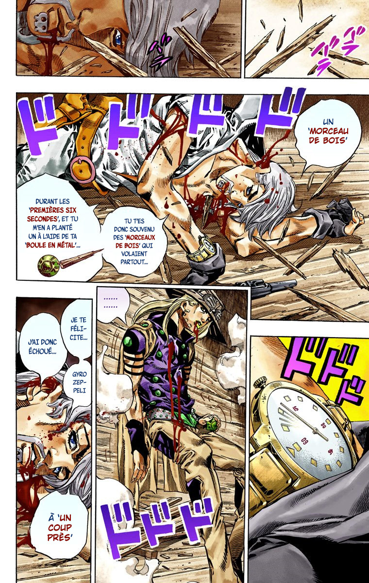 Read JoJo's Bizarre Adventure Part 7 Steel Ball Run Official Colored FR Manga Online