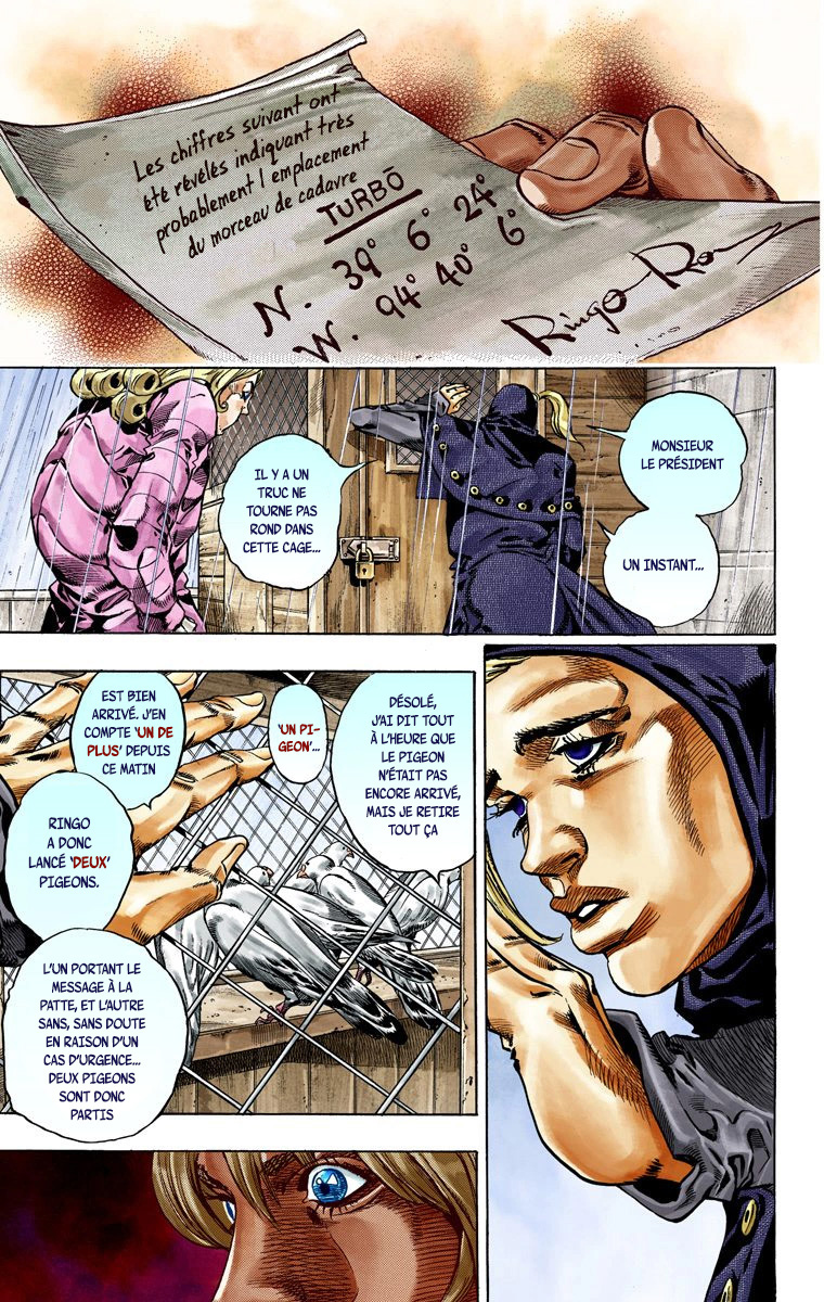 Read JoJo's Bizarre Adventure Part 7 Steel Ball Run Official Colored FR Manga Online