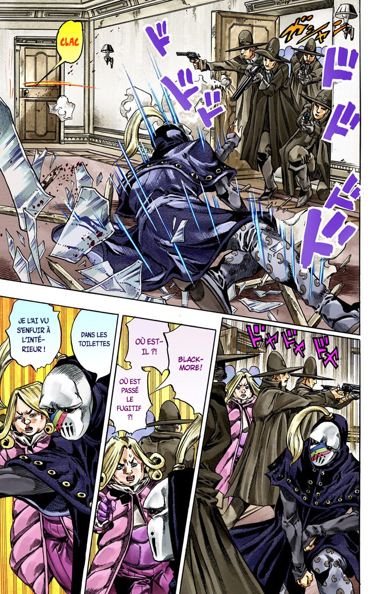 Read JoJo's Bizarre Adventure Part 7 Steel Ball Run Official Colored FR Manga Online