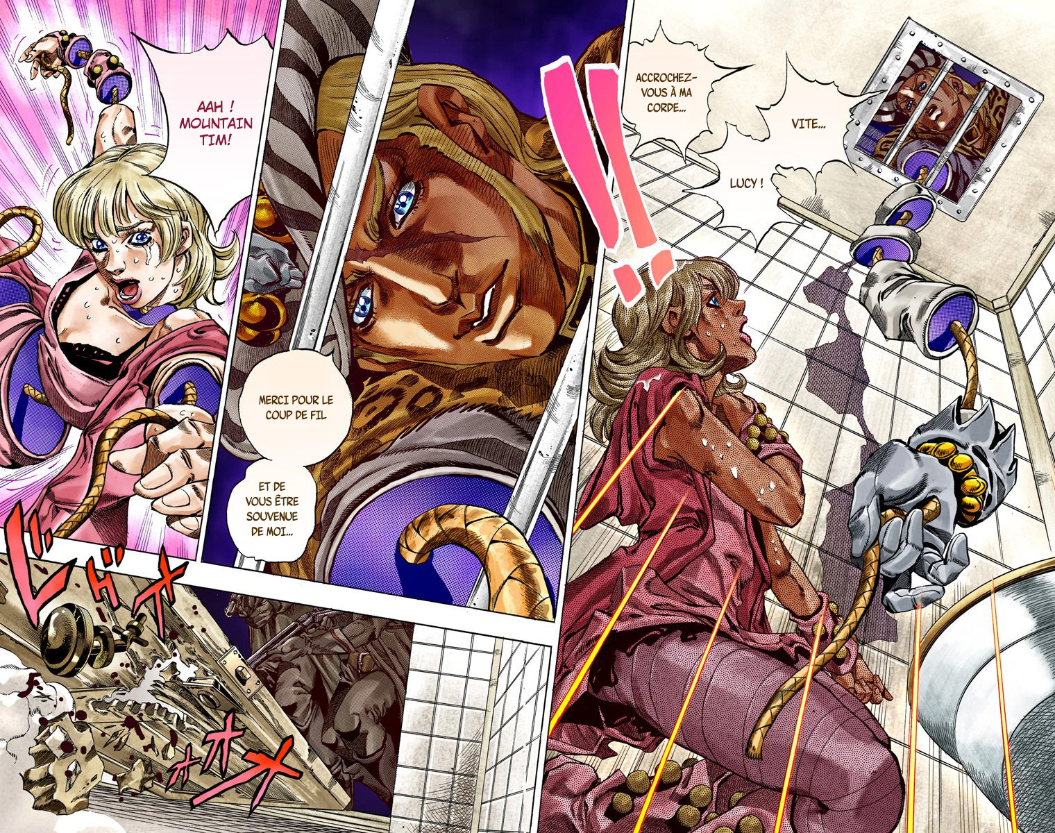Read JoJo's Bizarre Adventure Part 7 Steel Ball Run Official Colored FR Manga Online