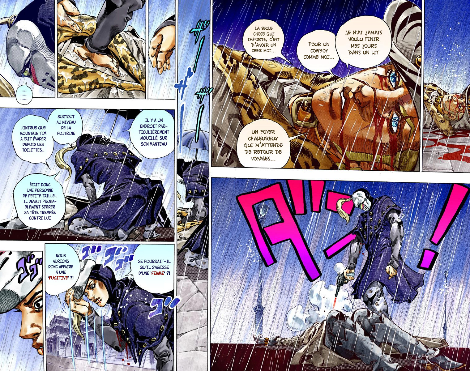 Read JoJo's Bizarre Adventure Part 7 Steel Ball Run Official Colored FR Manga Online