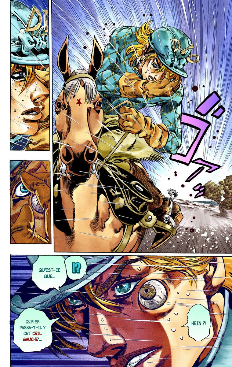 Read JoJo's Bizarre Adventure Part 7 Steel Ball Run Official Colored FR Manga Online