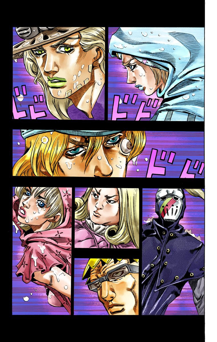 Read JoJo's Bizarre Adventure Part 7 Steel Ball Run Official Colored FR Manga Online