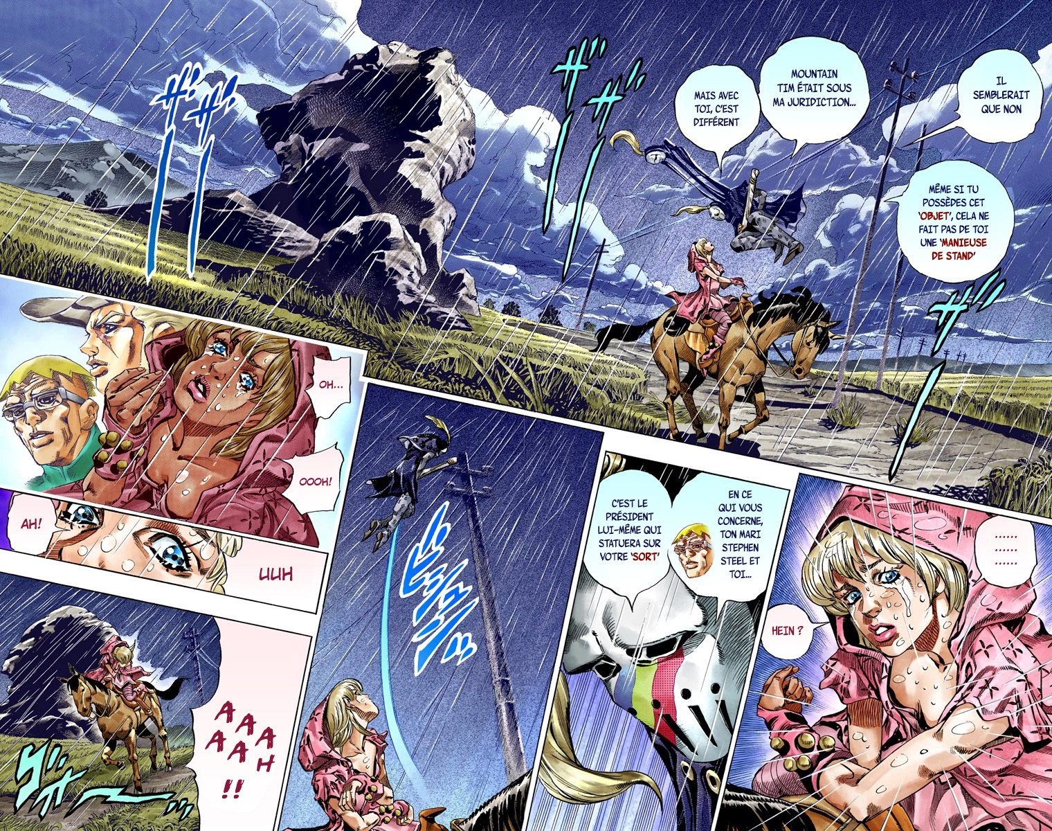 Read JoJo's Bizarre Adventure Part 7 Steel Ball Run Official Colored FR Manga Online