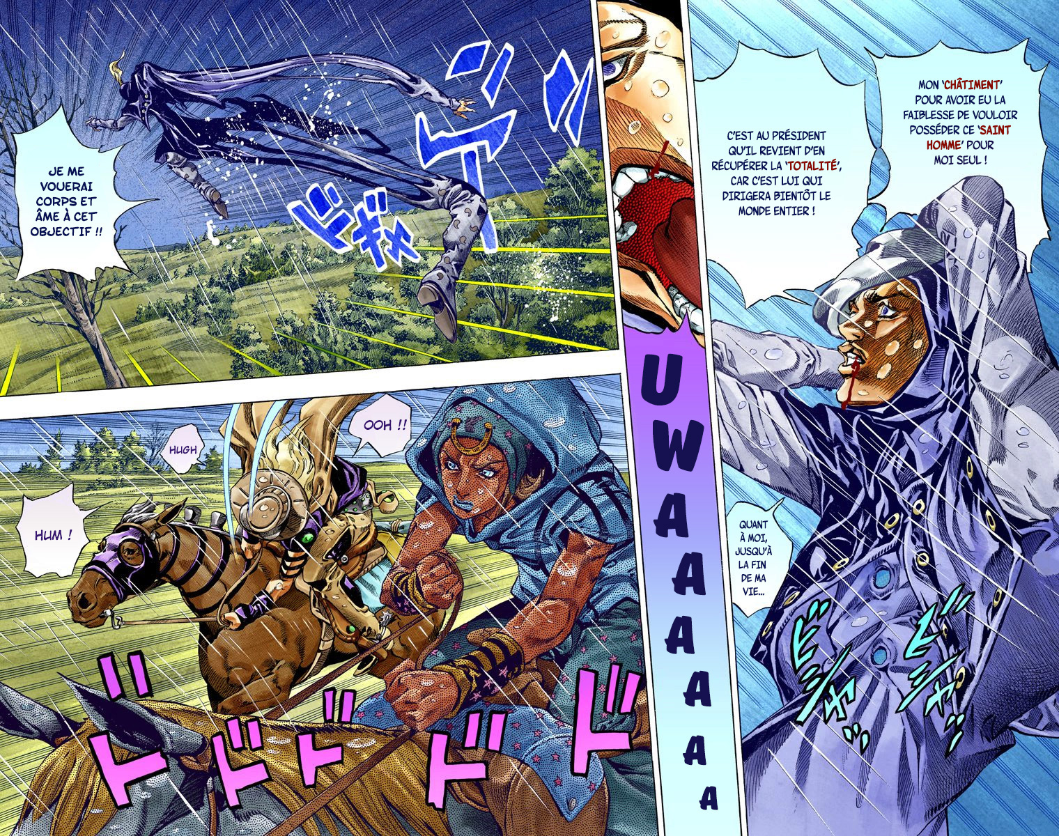 Read JoJo's Bizarre Adventure Part 7 Steel Ball Run Official Colored FR Manga Online