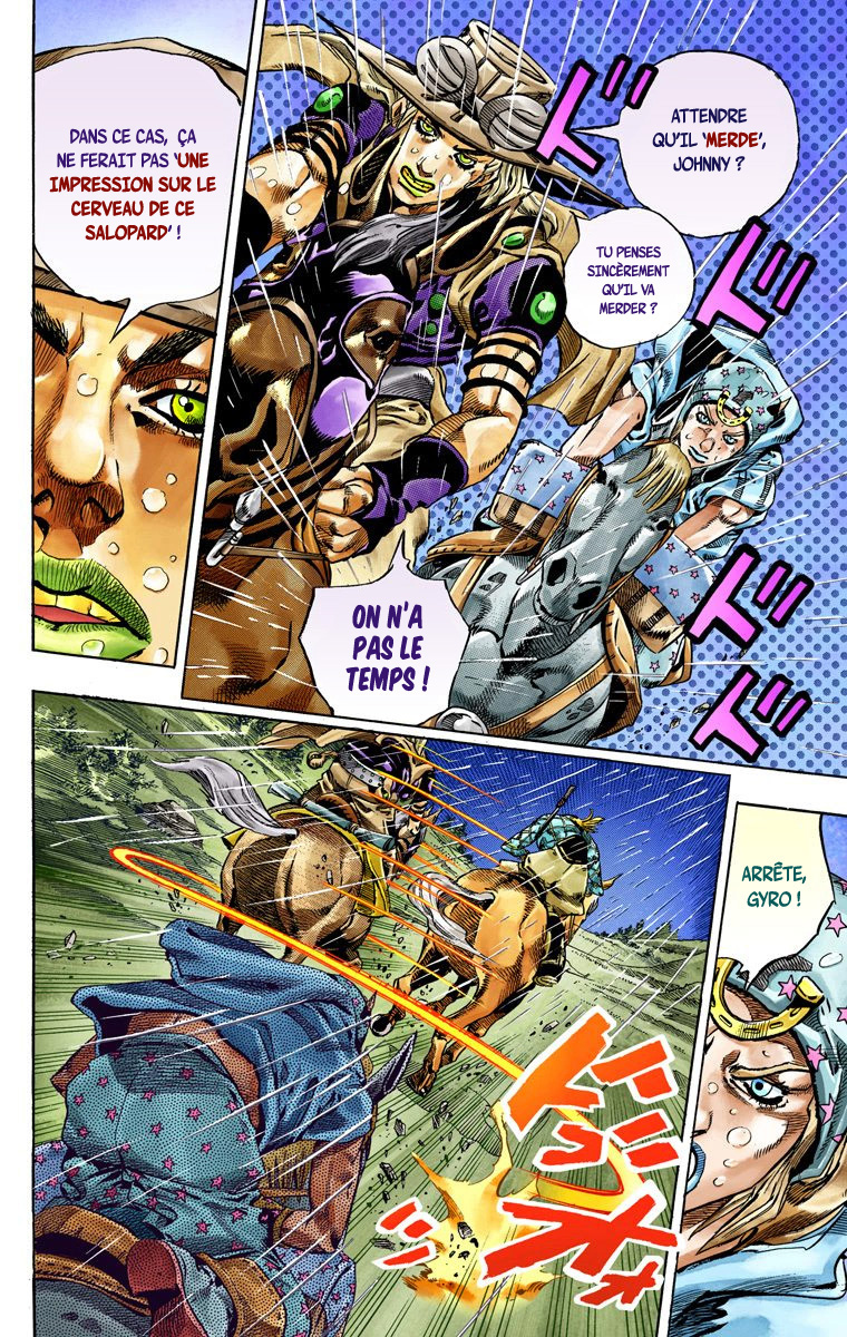 Read JoJo's Bizarre Adventure Part 7 Steel Ball Run Official Colored FR Manga Online