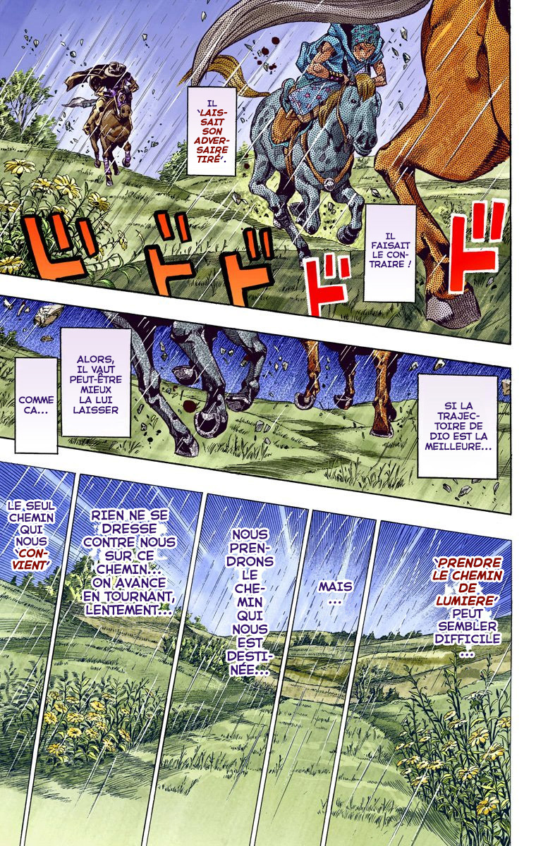 Read JoJo's Bizarre Adventure Part 7 Steel Ball Run Official Colored FR Manga Online