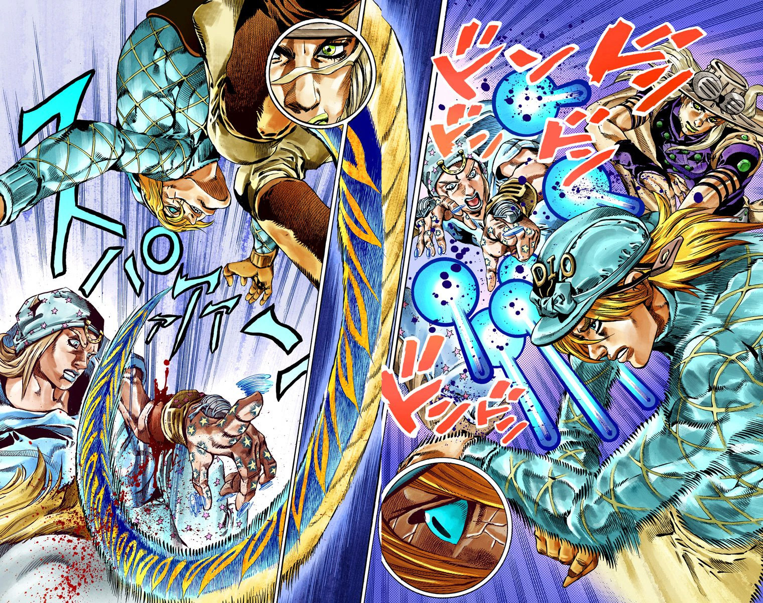 Read JoJo's Bizarre Adventure Part 7 Steel Ball Run Official Colored FR Manga Online