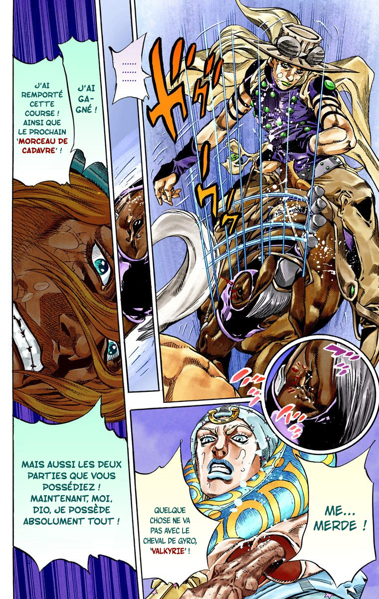 Read JoJo's Bizarre Adventure Part 7 Steel Ball Run Official Colored FR Manga Online