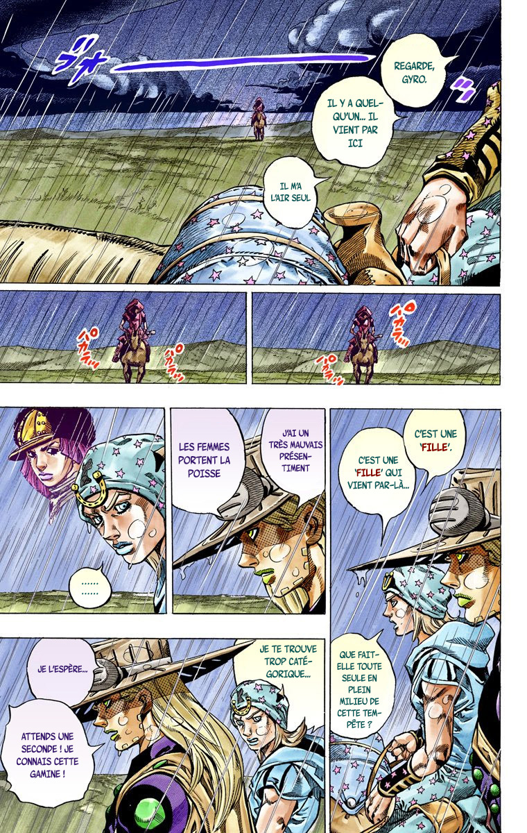 Read JoJo's Bizarre Adventure Part 7 Steel Ball Run Official Colored FR Manga Online
