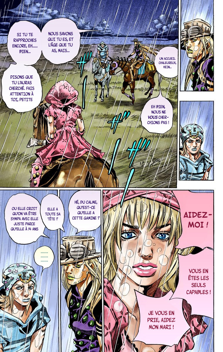 Read JoJo's Bizarre Adventure Part 7 Steel Ball Run Official Colored FR Manga Online