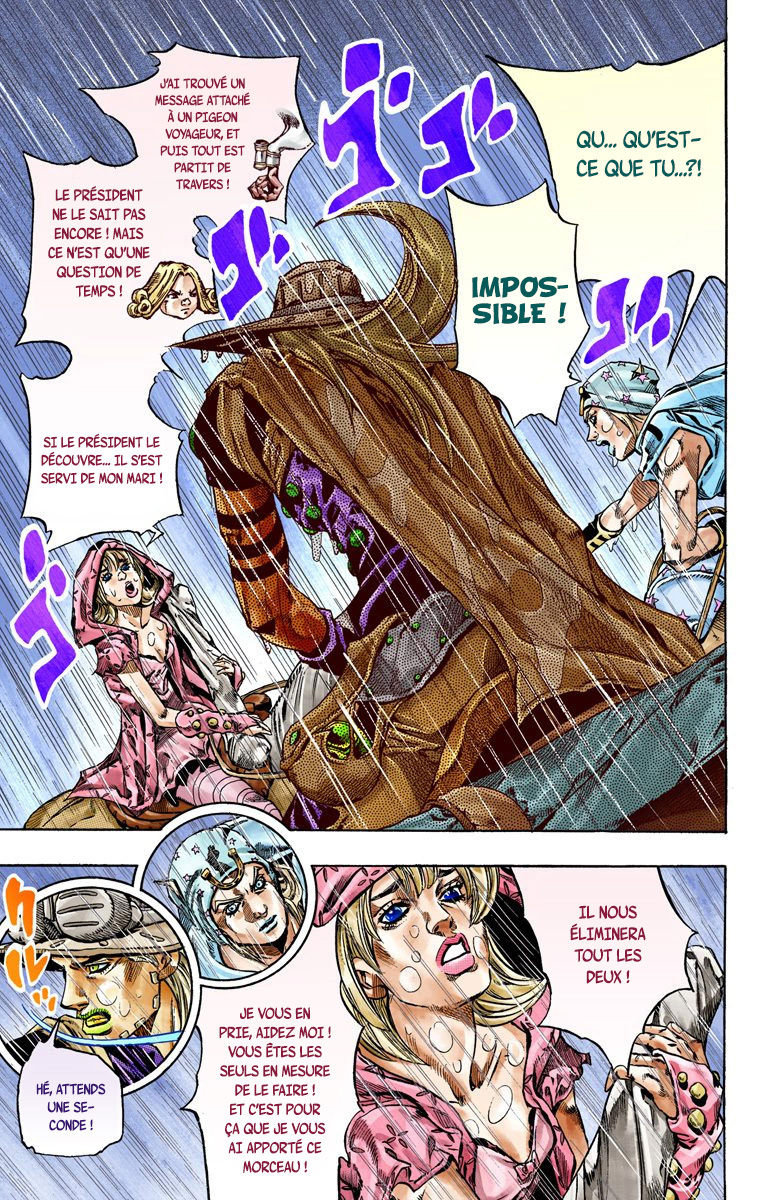Read JoJo's Bizarre Adventure Part 7 Steel Ball Run Official Colored FR Manga Online