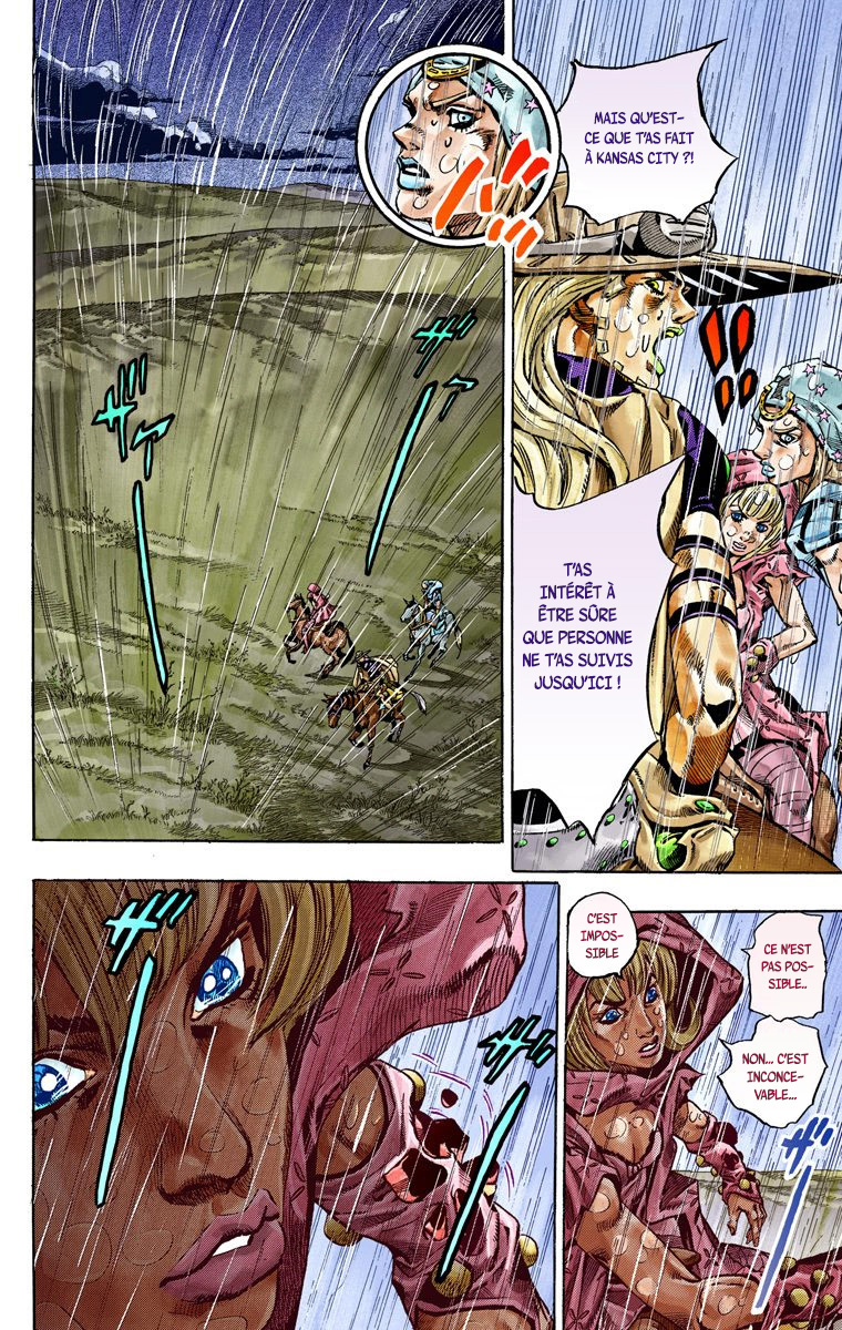 Read JoJo's Bizarre Adventure Part 7 Steel Ball Run Official Colored FR Manga Online