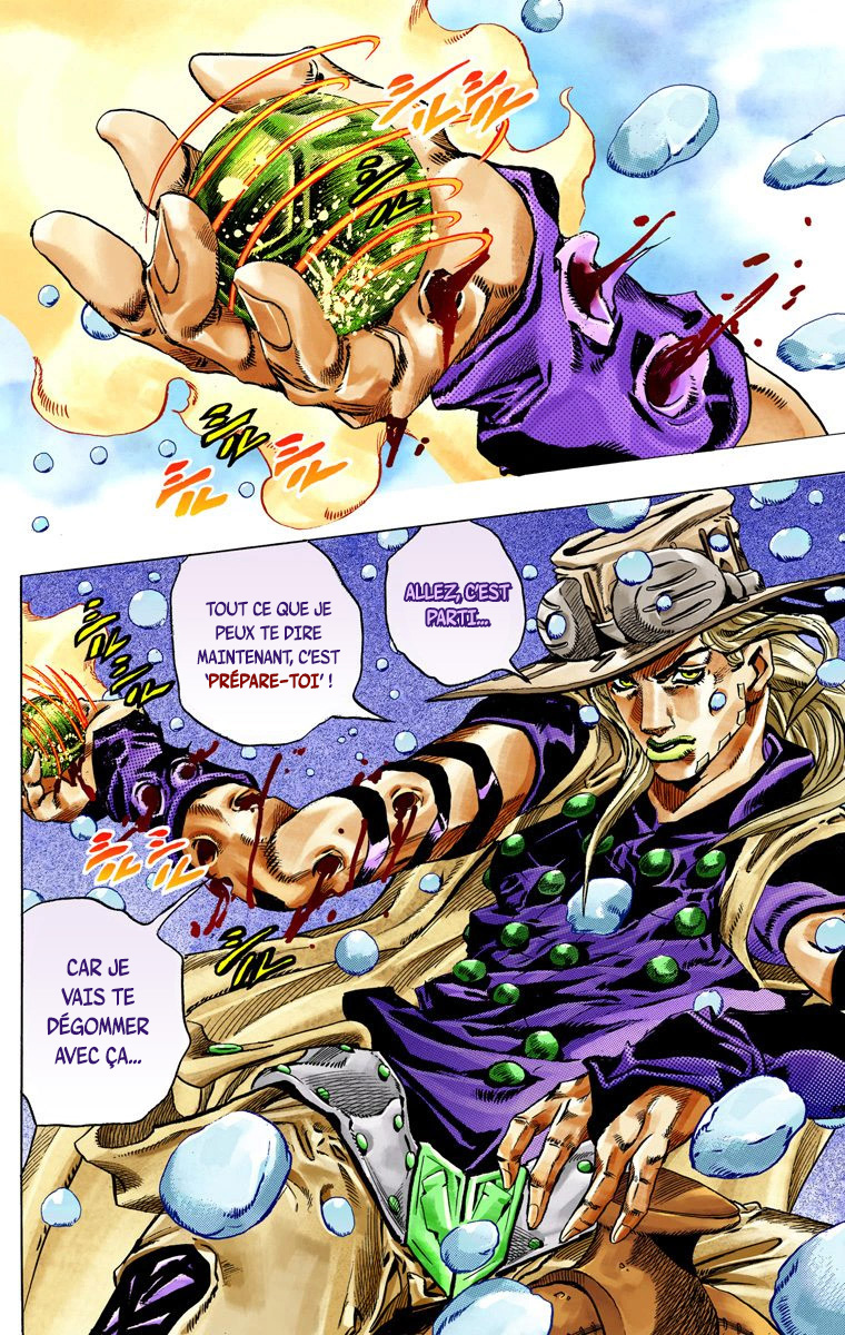 Read JoJo's Bizarre Adventure Part 7 Steel Ball Run Official Colored FR Manga Online
