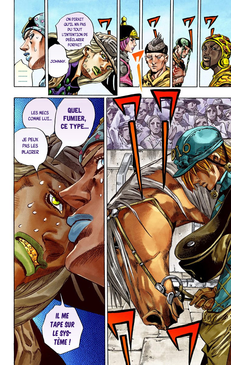 Read JoJo's Bizarre Adventure Part 7 Steel Ball Run Official Colored FR Manga Online