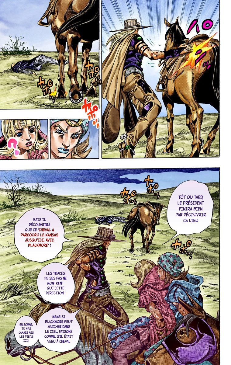 Read JoJo's Bizarre Adventure Part 7 Steel Ball Run Official Colored FR Manga Online