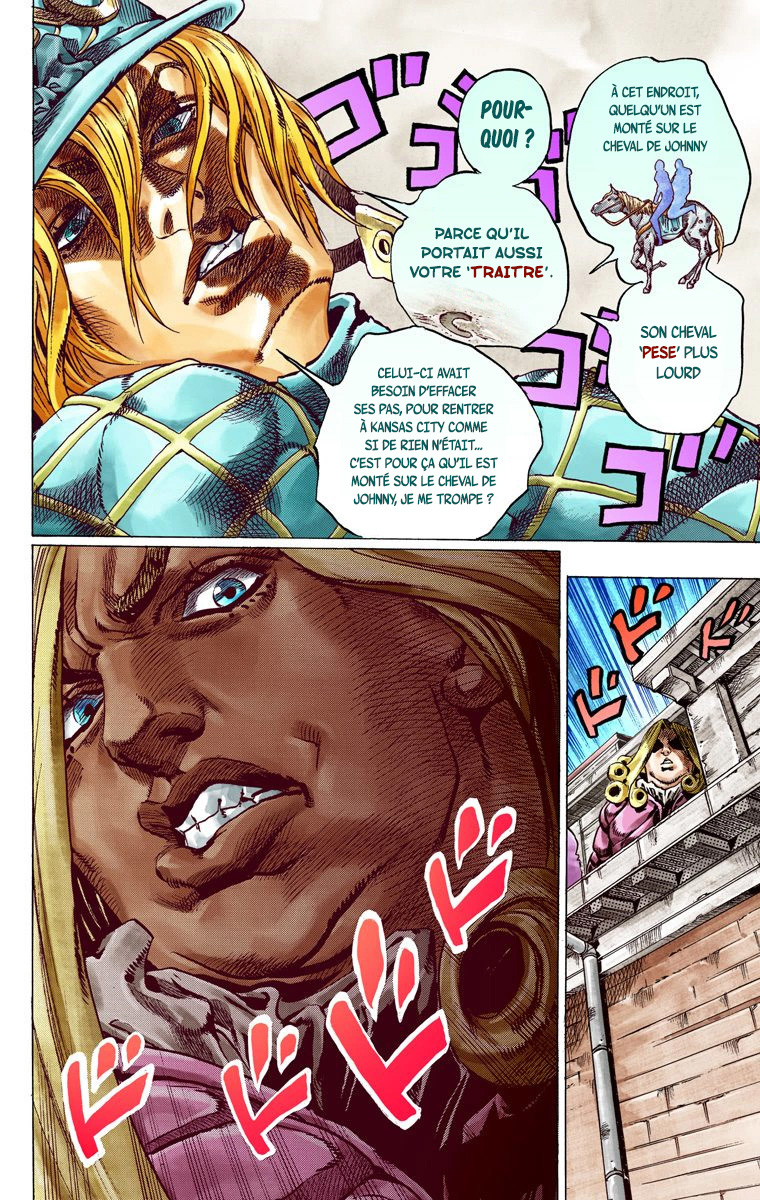 Read JoJo's Bizarre Adventure Part 7 Steel Ball Run Official Colored FR Manga Online
