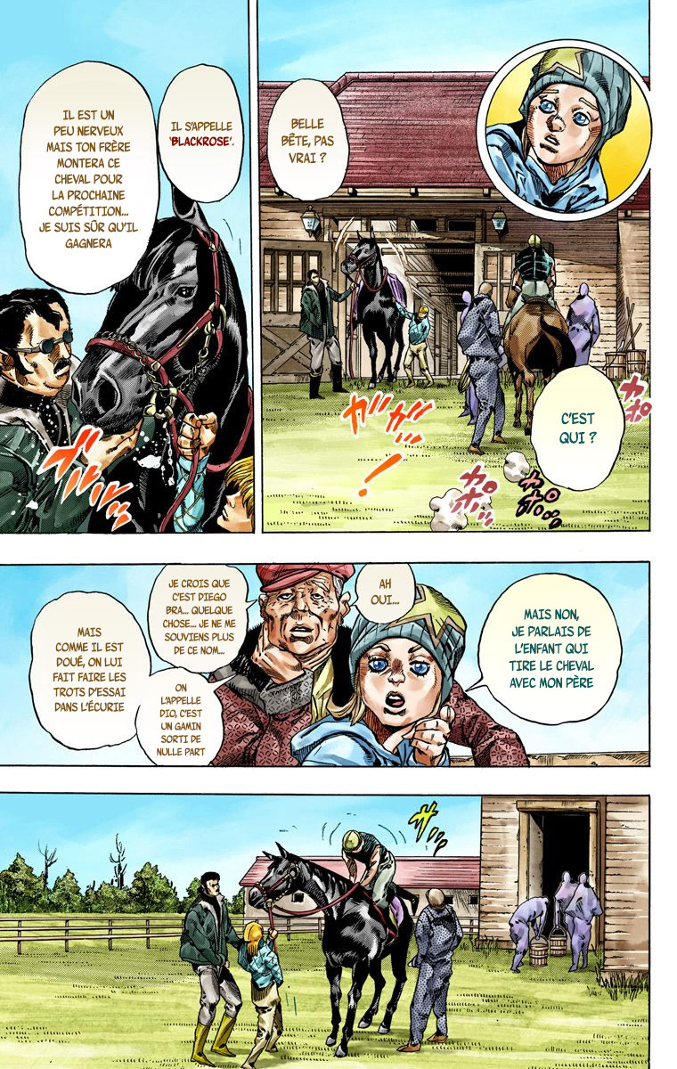 Read JoJo's Bizarre Adventure Part 7 Steel Ball Run Official Colored FR Manga Online