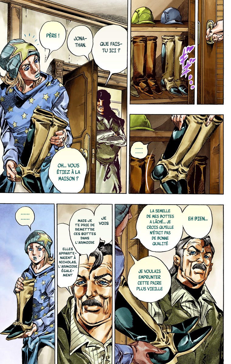 Read JoJo's Bizarre Adventure Part 7 Steel Ball Run Official Colored FR Manga Online